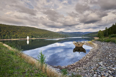 Gemeinde Frauenau Landkreis Regen Trinkwasserspeicher (Dirschl Johann) Deutschland REG